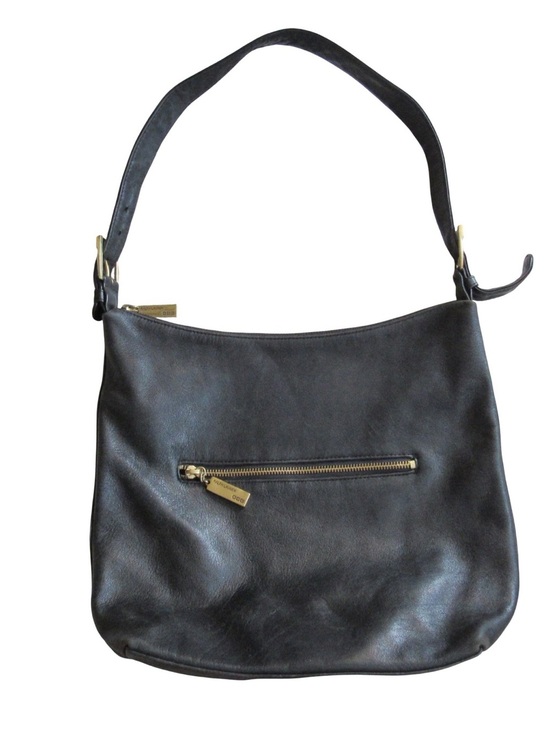 Ralph Lauren Handbags - Ralph Lauren Black Leather Shoulder Bag Classic Minimalist Adjustable Strap